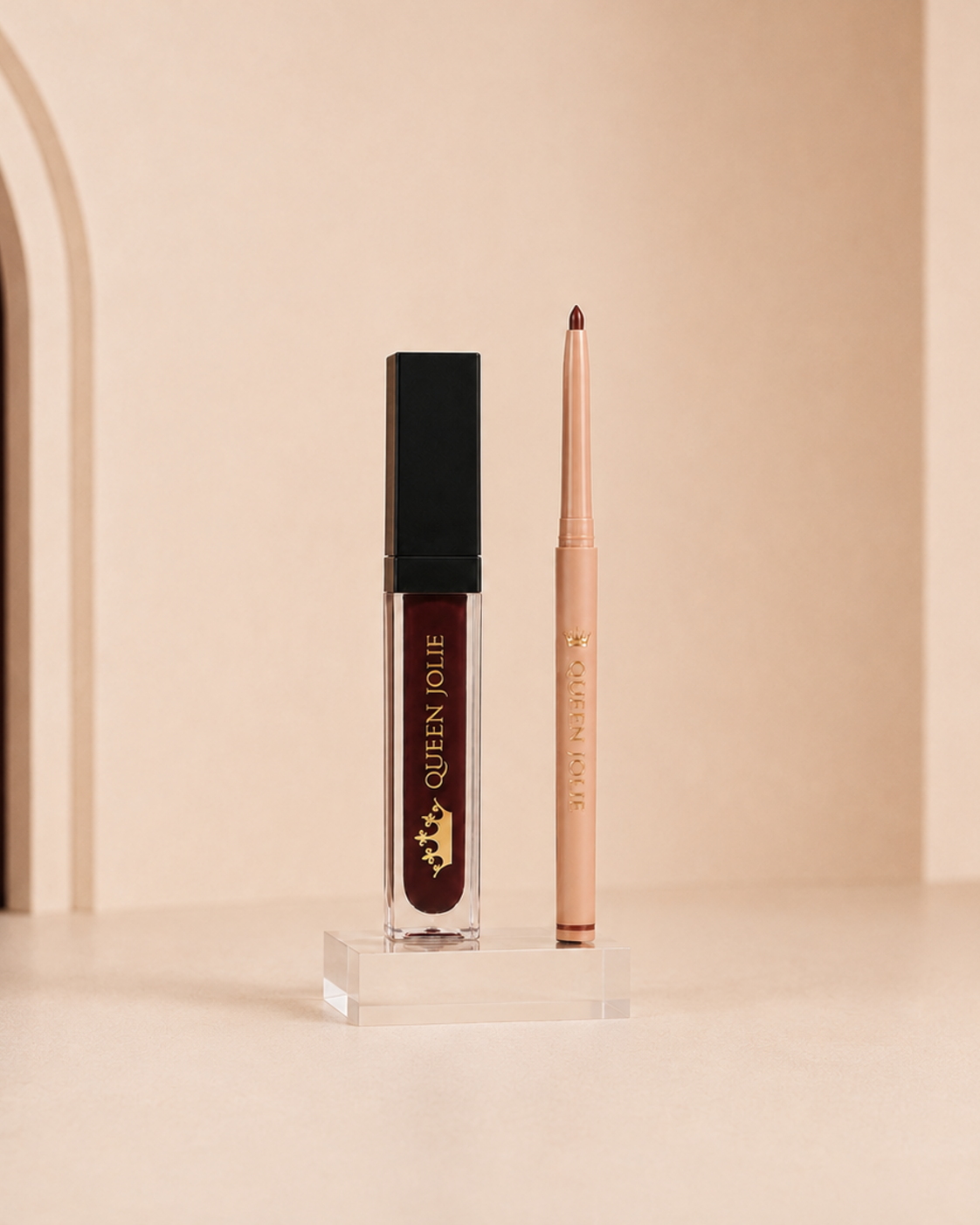 Le duo lèvres Queen Jolie avec Queen Sculpt Auto et Lumilips