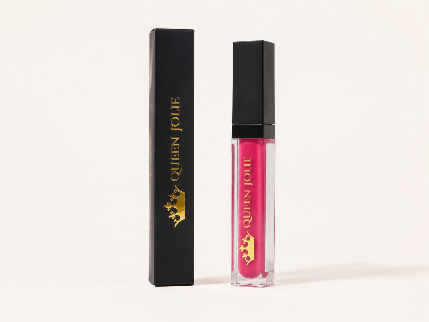 Gloss Lumilips et son étui individuel noir Queen Jolie